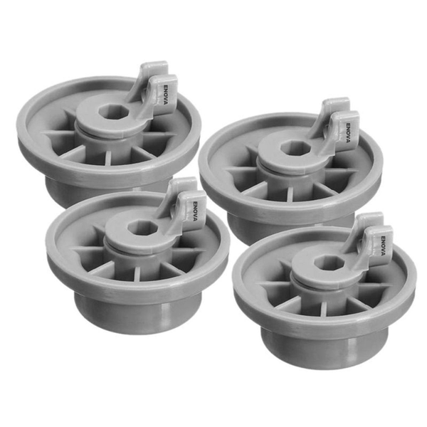 Enova Dishwasher Wheels Compatible with Bosch Siemens Neff - Grey