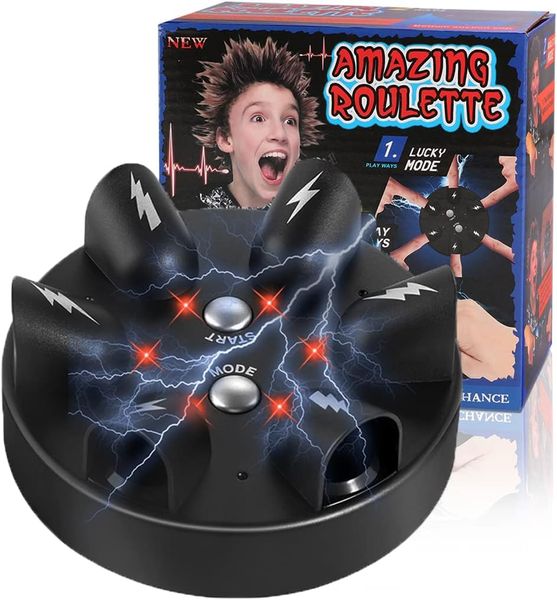 Electric Shock Detector Reaction Game -Finger Lie Detector Test Polygraph