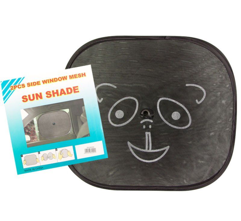 Bulk Pack x 4 Car Side Window Sun Shade Pack of 2 Assorted Animal