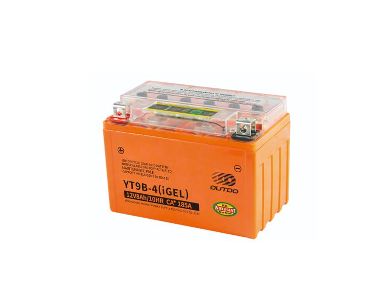 OUTDO YT9B-4 (IGEL) - Motorcycle Battery - 12V-8Ah