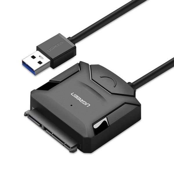 UGreen 20611 USB3.0 Male to SATA HDD/SDD Adapter-Black