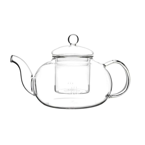 Teapot 1.2L Borosilicate Glass With Infuser - Kitchen Essentials