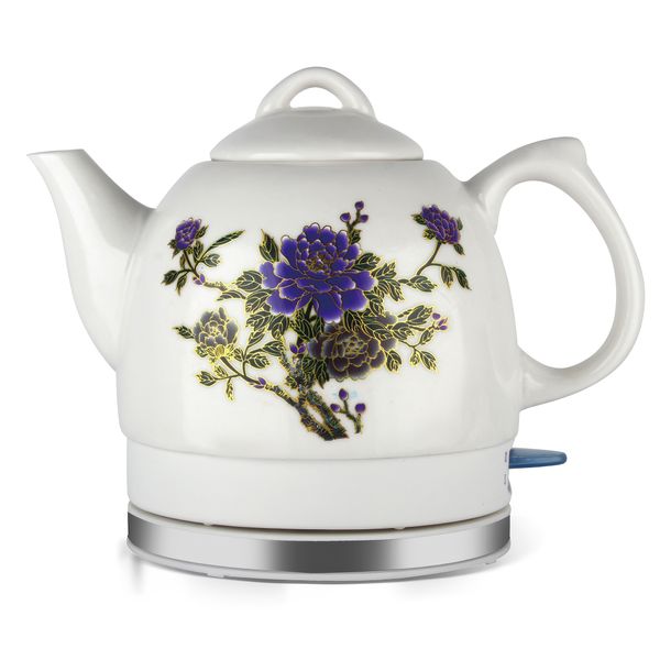 1L Electric Ceramic Kettle - Fast Boiling with Auto Shut-Off Feature