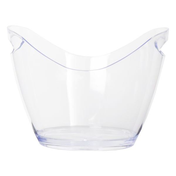 Bar Butler Wine Bucket Oval Clear Ps Plastic, 4lt