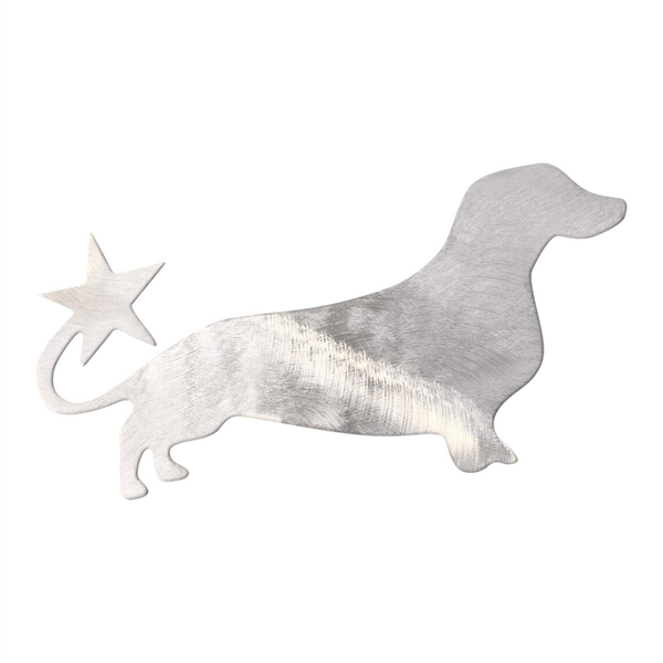 Pet Christmas Tree Topper Decor With Star Event Dress Dachshund Star