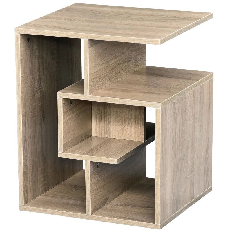 Decorum & Co - Vexa Side Table - Scandinavian Style Shelf Unit
