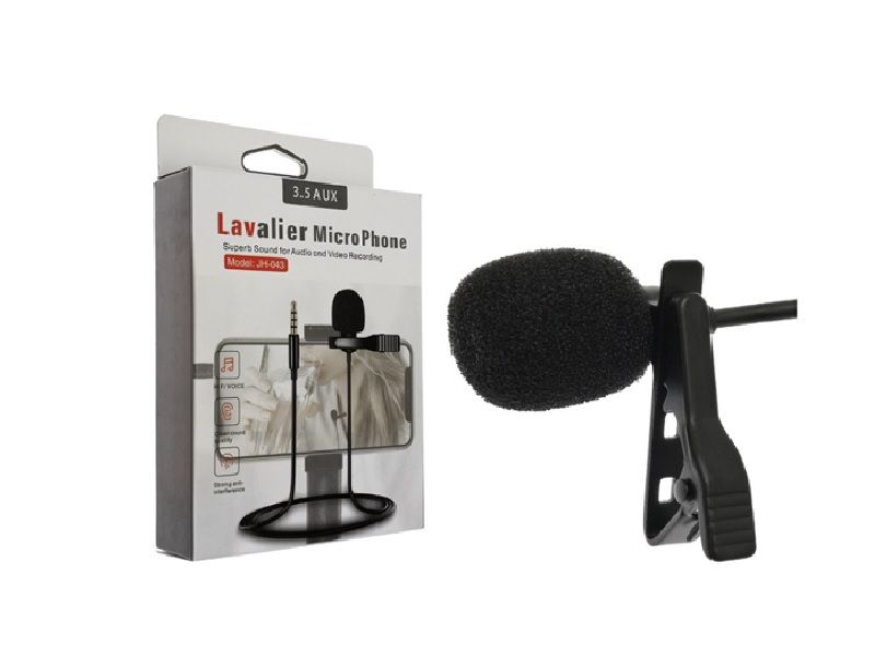Lavalier 3.5 Aux Microphone With Hi-Fi Voice
