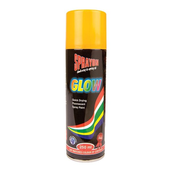 Bulk Pack x 3 Sprayon Spray Paint 300ml Glow Amber