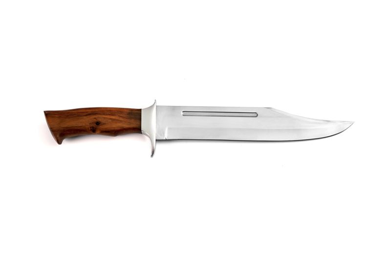 Koch Large Fixed Blade Bowie Knife - Rosewood Handle (Model: SCZ-706)