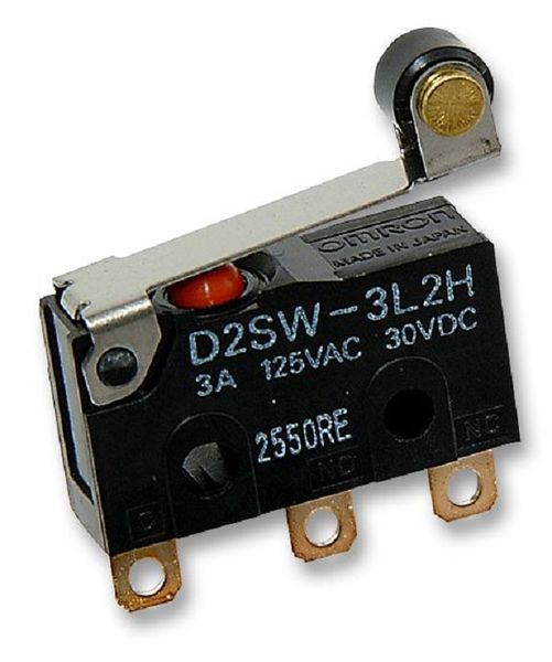 Omron (SS-3GL13P) Microswitch, Snap Action, Roller Lever