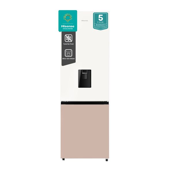 Hisense H450BDK-WD Delectable Range Refrigerator 350lt Khaki and White