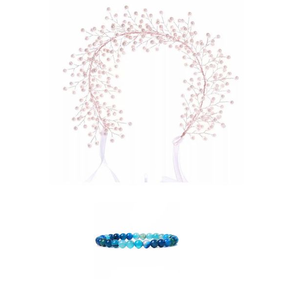 Bridal Headband Wedding Accessories / Crown-Pearls