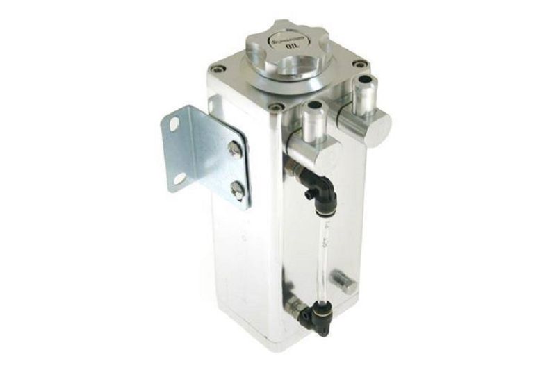 Oil Catch Tank, Breather Tank, 1ltr, Square, Screw On Lid, Universal