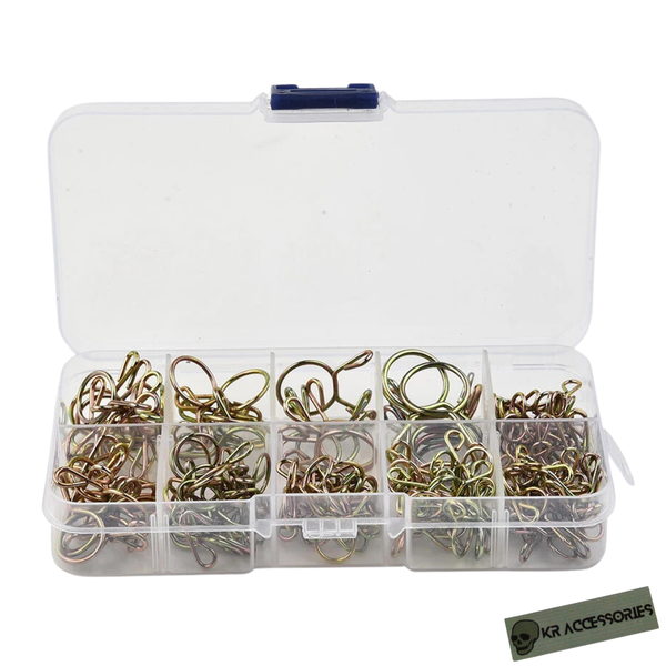 KR Spring Clip/ Hose Line Clamp Kit: 5mm-14mm (126-Piece)