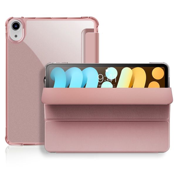 Smart Case &amp; Stand Compatible With iPad Mini 6th Generation 8.3" - Rose Gold