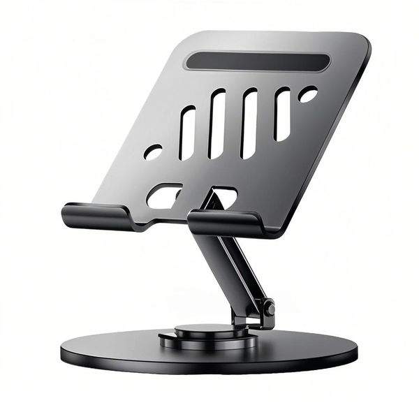 Tablet Stand Aluminium Rotational Adjustable Docking Station Holder Compatible iPad