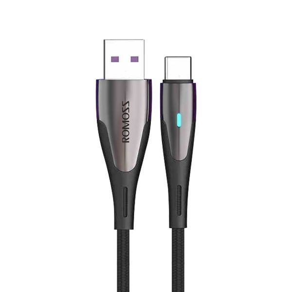 Romoss 5A USB to Type-C Fast Charging Cable - Black