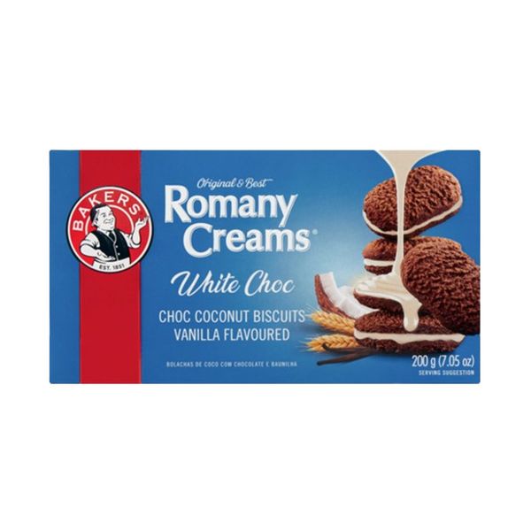 Bakers Romany Creams Vanilla Choc - 1 x 200g
