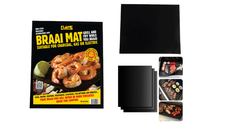 Flame Braai Mat - 330mm x 400mm x 0.03mm