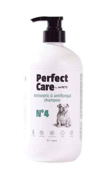 M-Pets Perfect Care No.4 Dog Shampoo- Antiseptic and Antifungal Shampoo