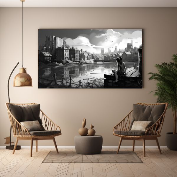 Canvas Wall Art - Riverside Respite - BK0204
