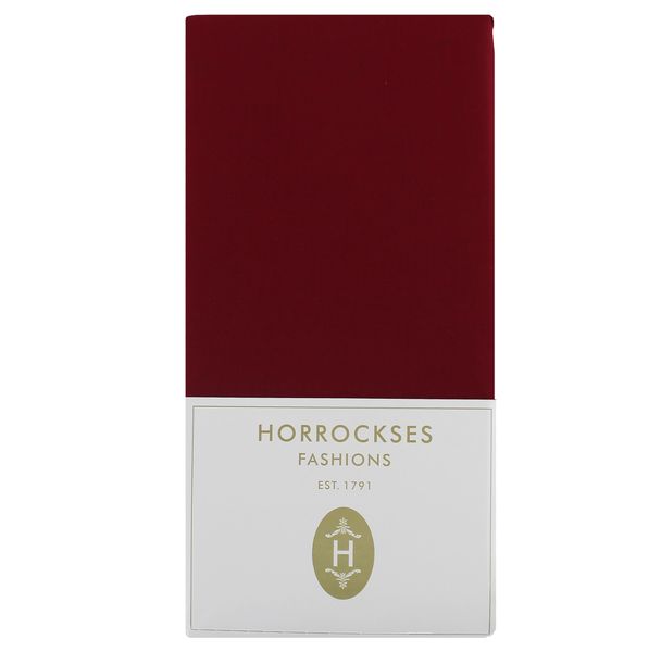 Horrockses Flat Sheet - 144TC - Crimson