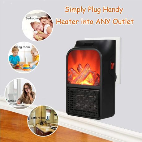 Electric Mini Heater Fan Heater 500w Portable Uk/eu/au Plug-in Wall Outlet  Home