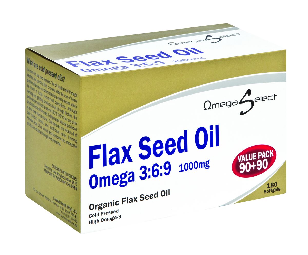 OmegaSelect Flaxseed Oil 1000mg Vegecaps 180's Shop Today. Get it