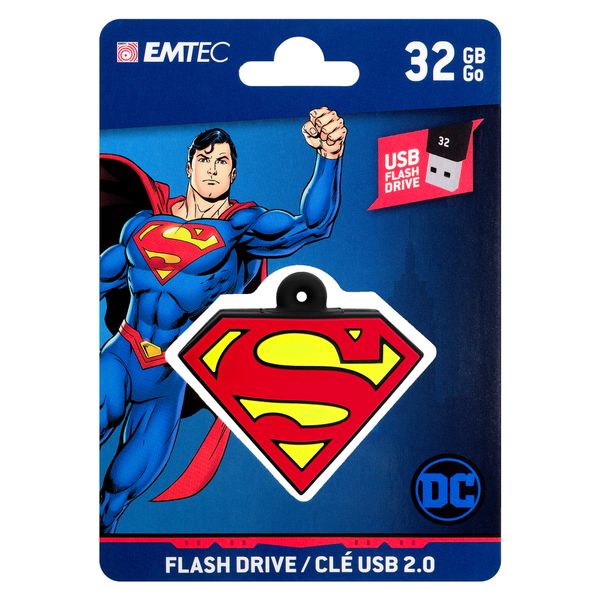 EMTEC 32GB Superman USB from the DC Comics Collectable Series