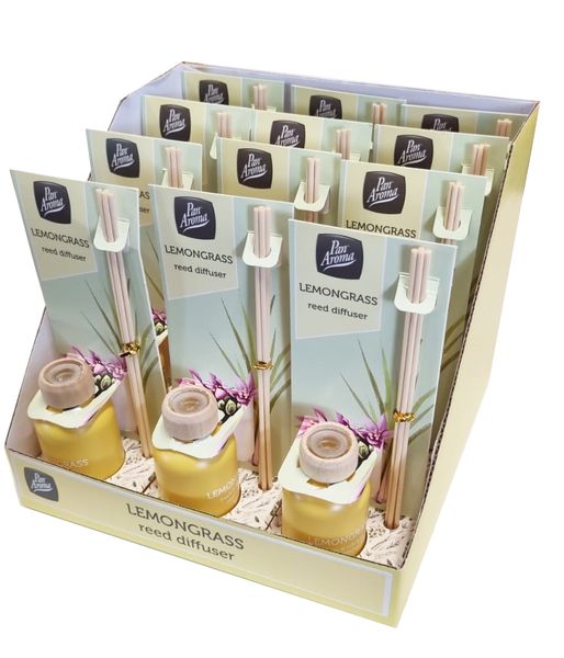 Pan Aroma Lemongrass Diffuser 50ml 12-Pack