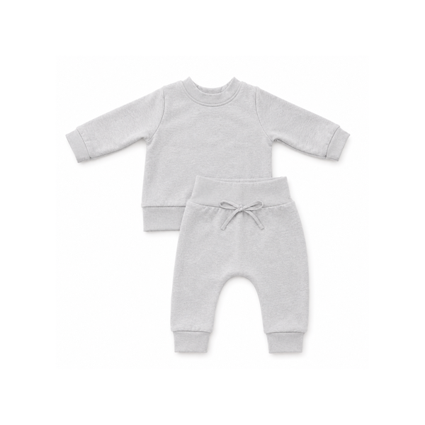 Penelepe Tracksuit set 100% Cotton - Grey Melange