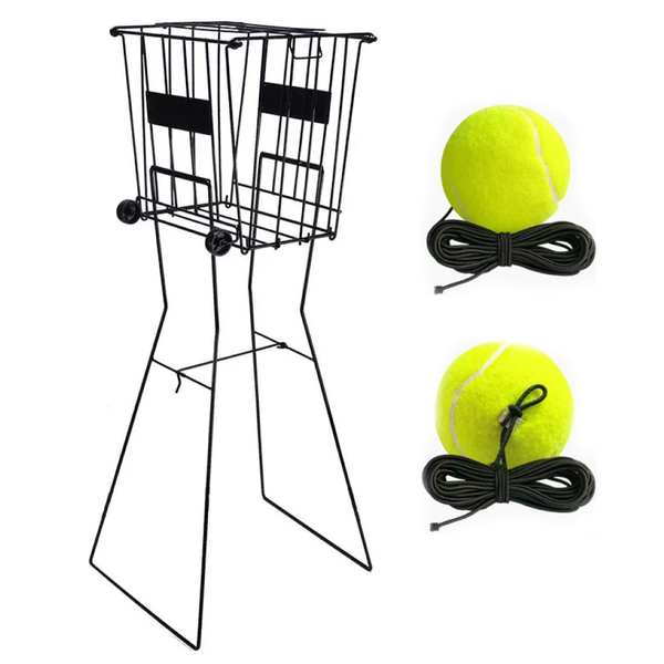 Tennis Ball Picker Two Tennis Balls With Strings Included 72 Ball Capacity