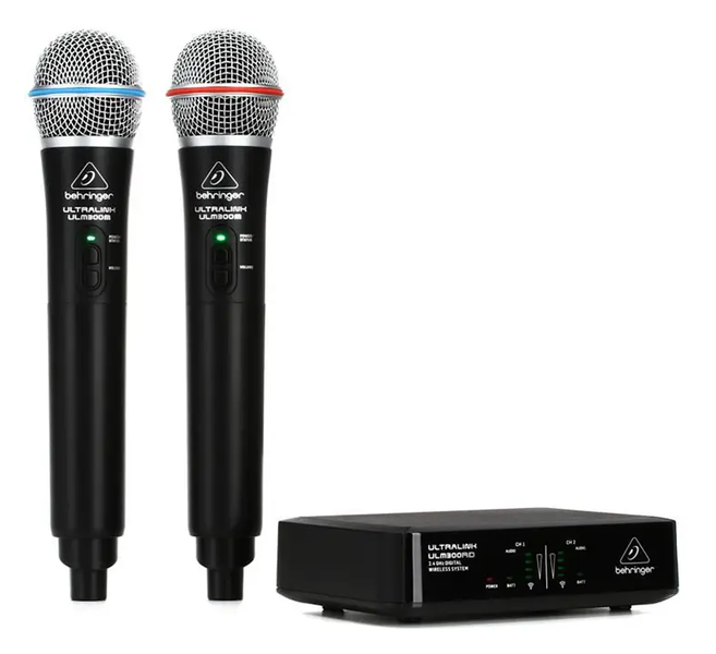 Behringer ULM302MIC Wireless Dual Handheld Microphone System