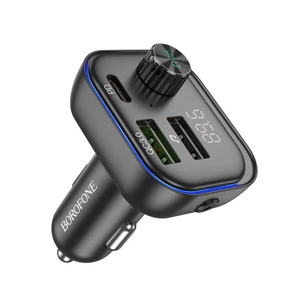 Borofone FM Transmitter with 30W fast Charging PD30W+QC3.0 BC54