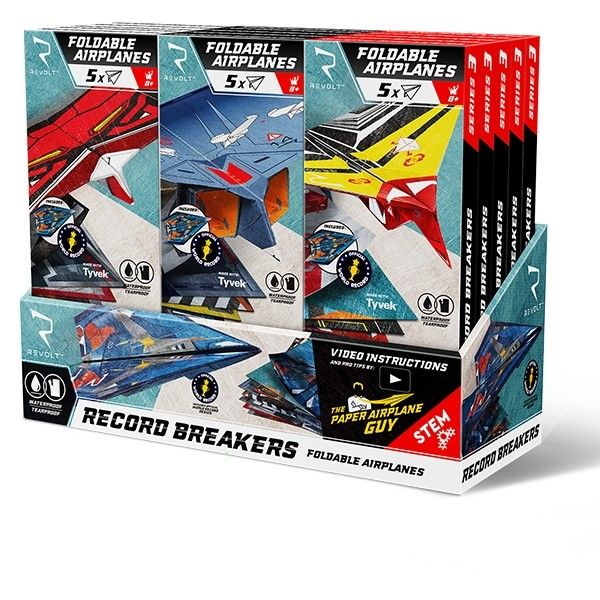 Revolt Record Breakers - Foldable Airplanes - Parent