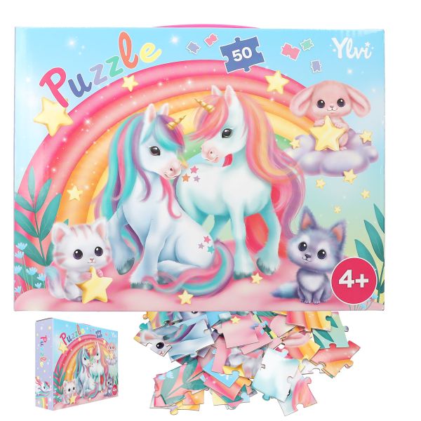 Puzzle 50 Piece Ylvi Unicorn (M)