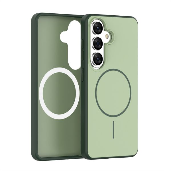 Silicone 2-Tone Magnetic Phone Case Compatible with Samsung Galaxy A56 5G