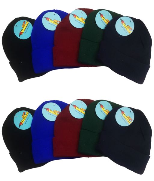 Beanies Sets of 10 Assorted Colours - Umlozi