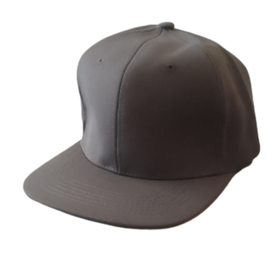 Baseball Cap 6 Panel Flat Peak Grey Cap | Shop Today. Get it Tomorrow ...