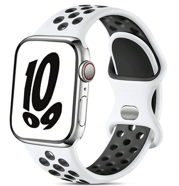 Watch Strap for Apple iWatch Band 38mm 40mm 41mm White Soft Silicone