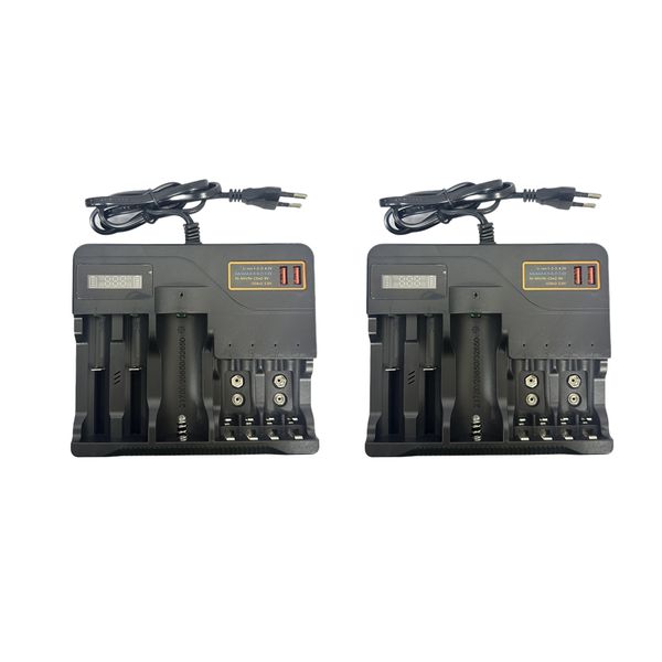 2 Pieces Battery Charger