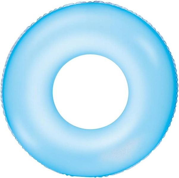 Bestway Frosted Neon Kids Swim Ring 76cm - Blue