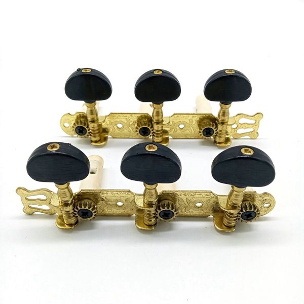 2Pcs Guitar Tuning Pegs Professional Guitar Accessories,Black