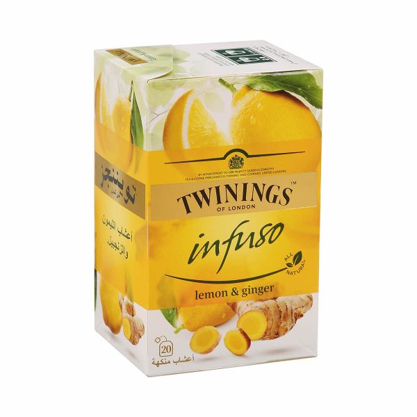 Twinings Lemon &amp; Ginger Infuso Teabags (20)