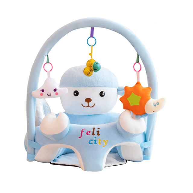 Feli City Baby Cute Cartoon Plush Support Seat Infant Safety Play Chair