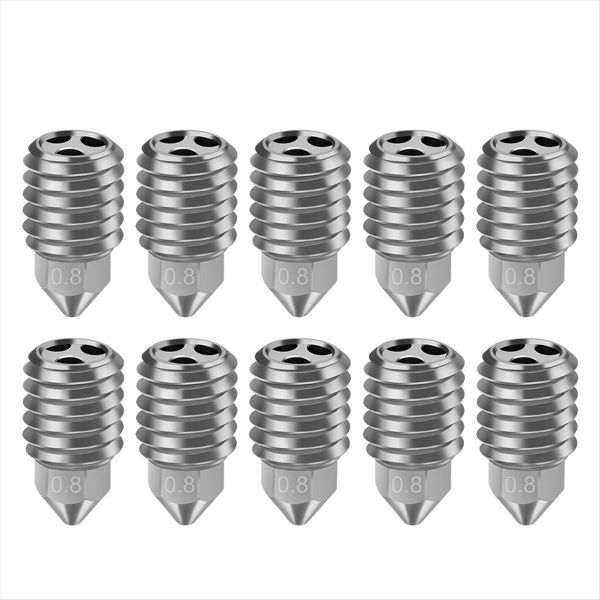 for Bambu Lab X1 X1C P1S P1P Copper Plated Nozzle Compatible with Universal