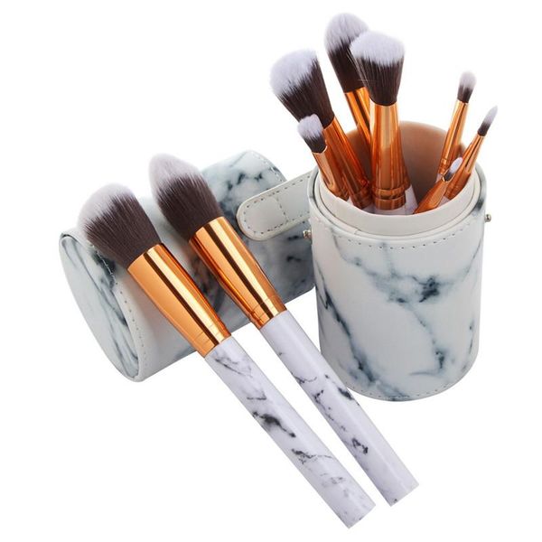 Larry's - Make-Up Kit 10 Brushes Cylinder Case