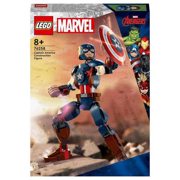 LEGO® Marvel Captain America Construction Figure 76258 Building Toy Set (310 Pieces)