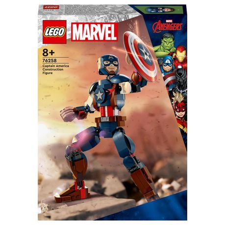 LEGO Marvel Captain America Construction Figure 76258 Building Toy Set 310 Pieces Shop Today. Get it Tomorrow takealot