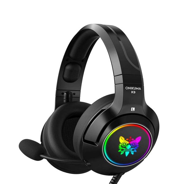 Professional Gaming Headset With RGB Noise Cancelling, Mic Onikuma K9